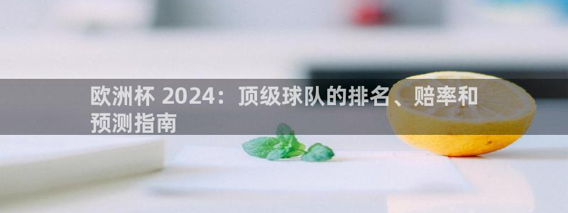 2024欧洲杯竞猜网址